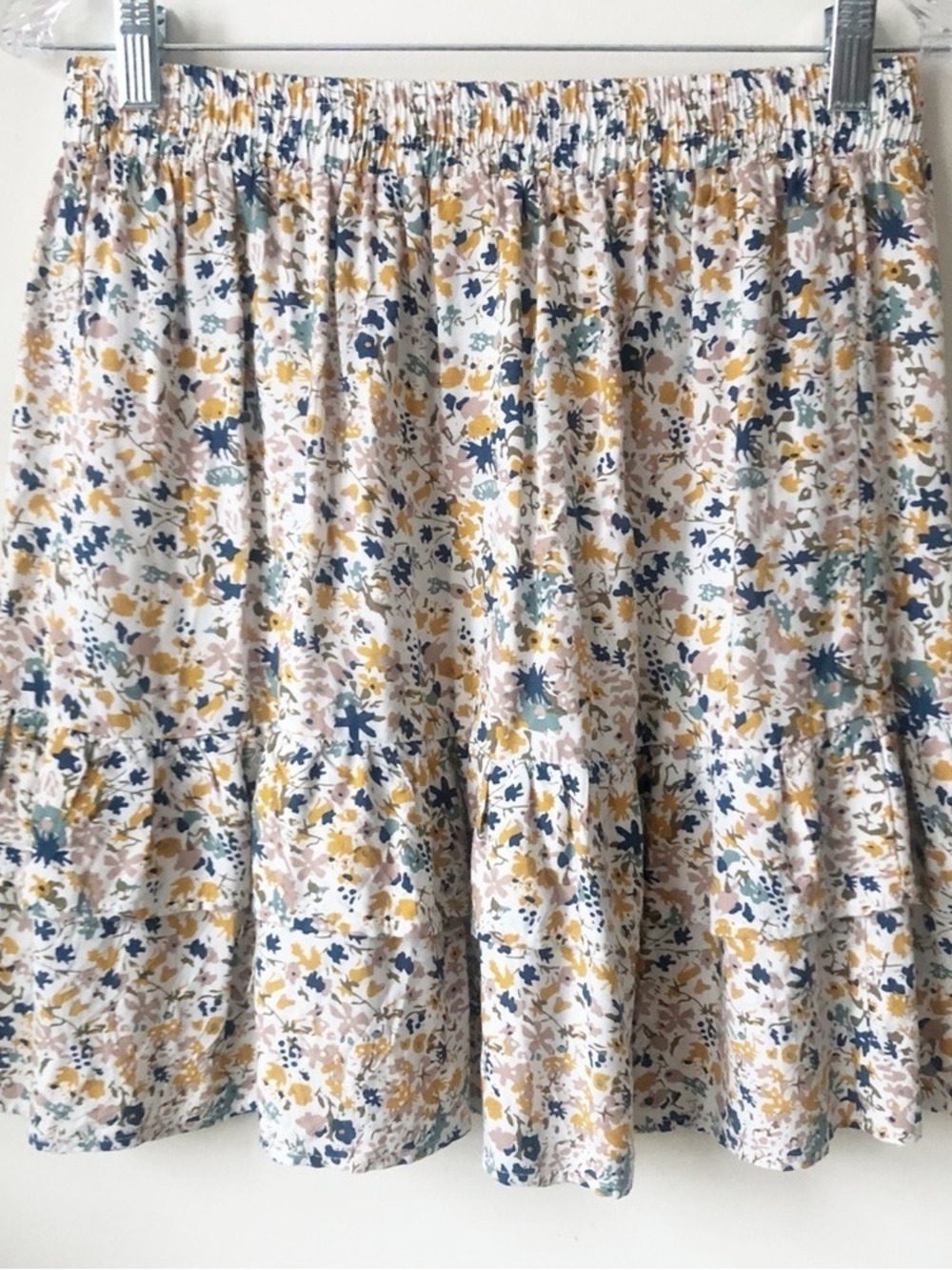 Rose and Thyme Floral Ruffle Tiered Mini Skirt Size Medium - Picture 4 of 12
